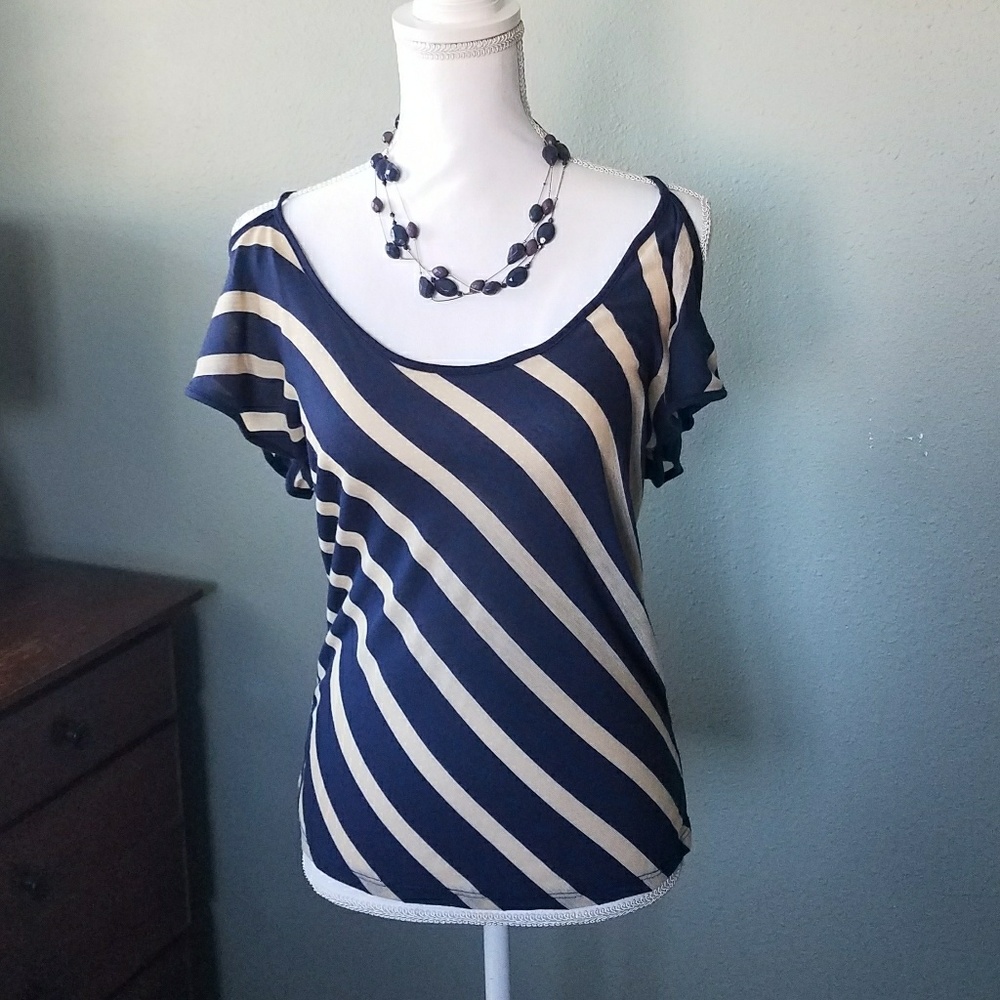 One Clothing Cold Shoulder Top